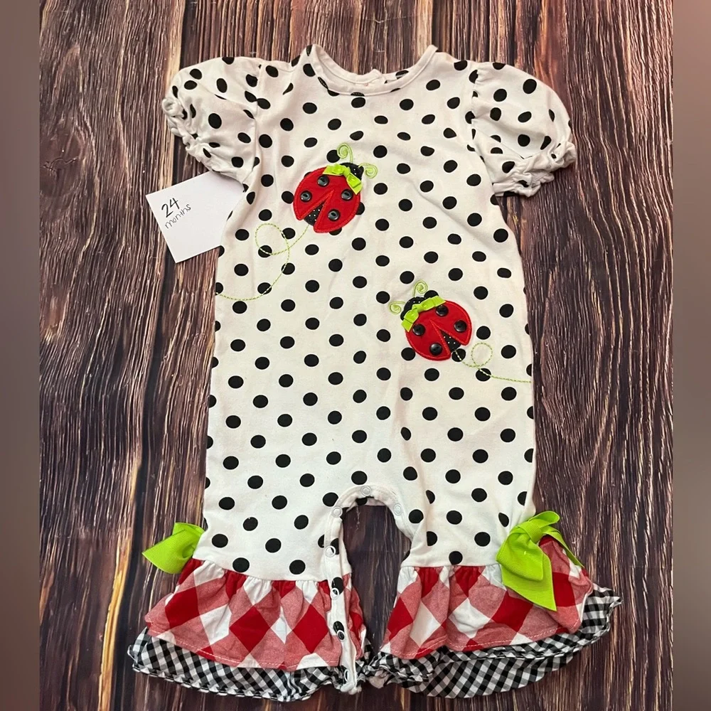 Ric Rac Ruffles Romper. 18 months - Picture 1 of 1